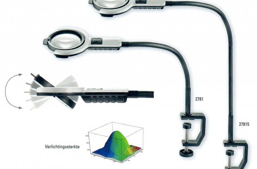 Lente di ingrandimento per ipovedenti Vario LED Flex