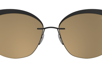 Occhiali Silhouette 2019 Accent Shades Butterfly 9040 Glossy Gold Mirror