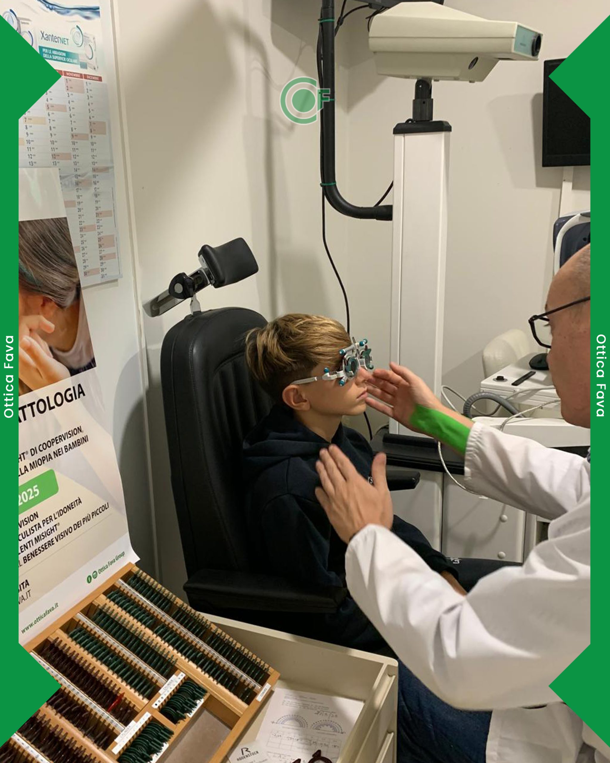 analisi visiva bambino roma